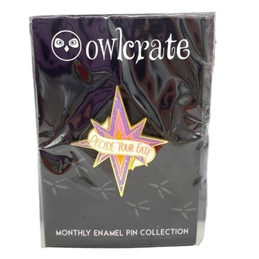 OwlCrate Decide Your Fate Enamel Pin
